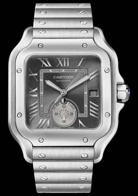 santos de cartier dual time|santos de cartier dual watch.